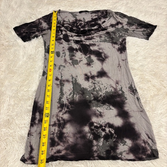 Maj tie dye black and gray Dress woman’s size Small - Picture 2 of 7